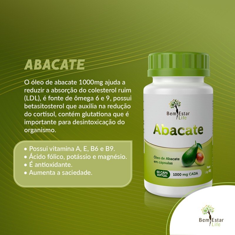 ABACATE CONCENTRADO - 60 CAPSULAS 