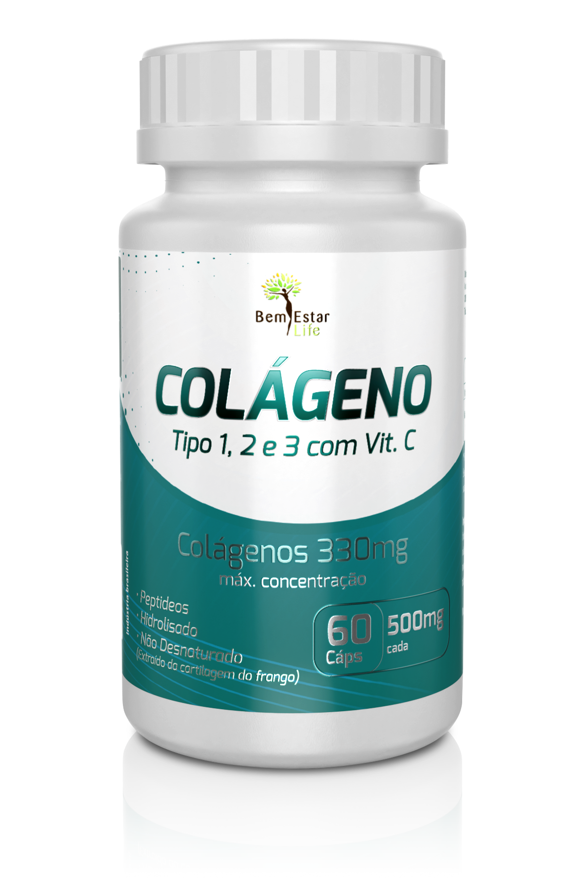 COLAGENO TIPO  1, 2, 3 - 60 Caps. 